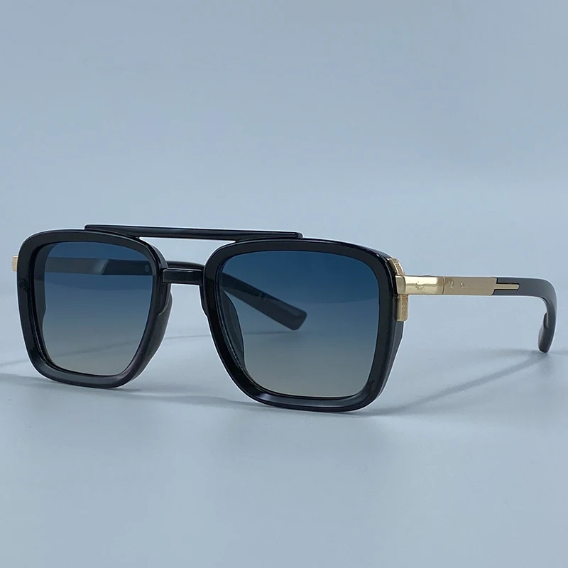 2026 Polarisierte Übergroße Quadratische Sonnenbrille für Damen Luxus Designer Doppelbrücken Y2K Mode Fahrbrille für Damen Retro Shades – Detail 10