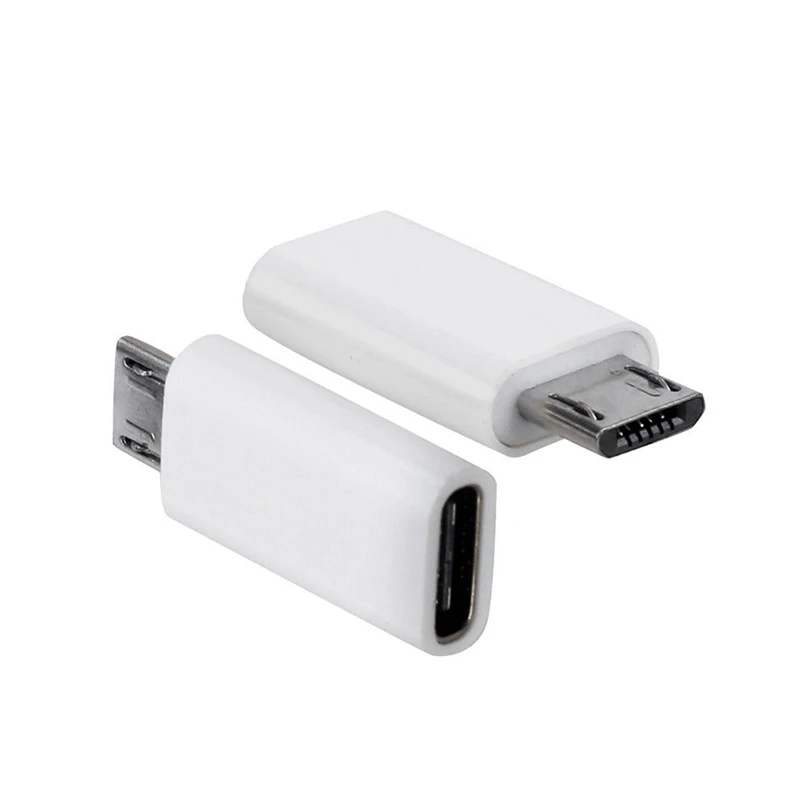 Adaptador hembra tipo C a Micro USB macho, convertidor de conector para Samsung Android E0D8, Usb a tipo C, teléfono Android