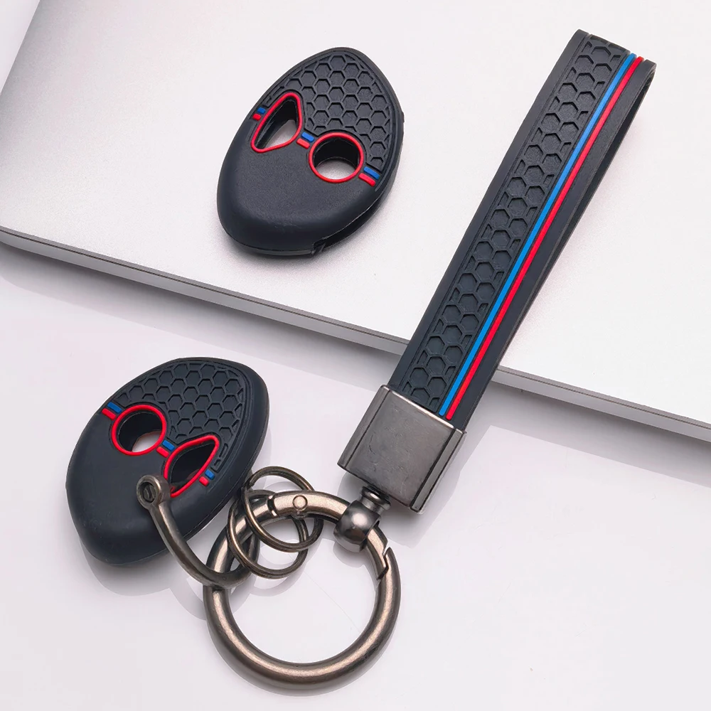 Key Holder Cover for BMW R1200RT R1250RT K1200R K1200S K1300R K1300S S1000RR F650GS F800GS with Keychain Anti-Scratch Shockproof