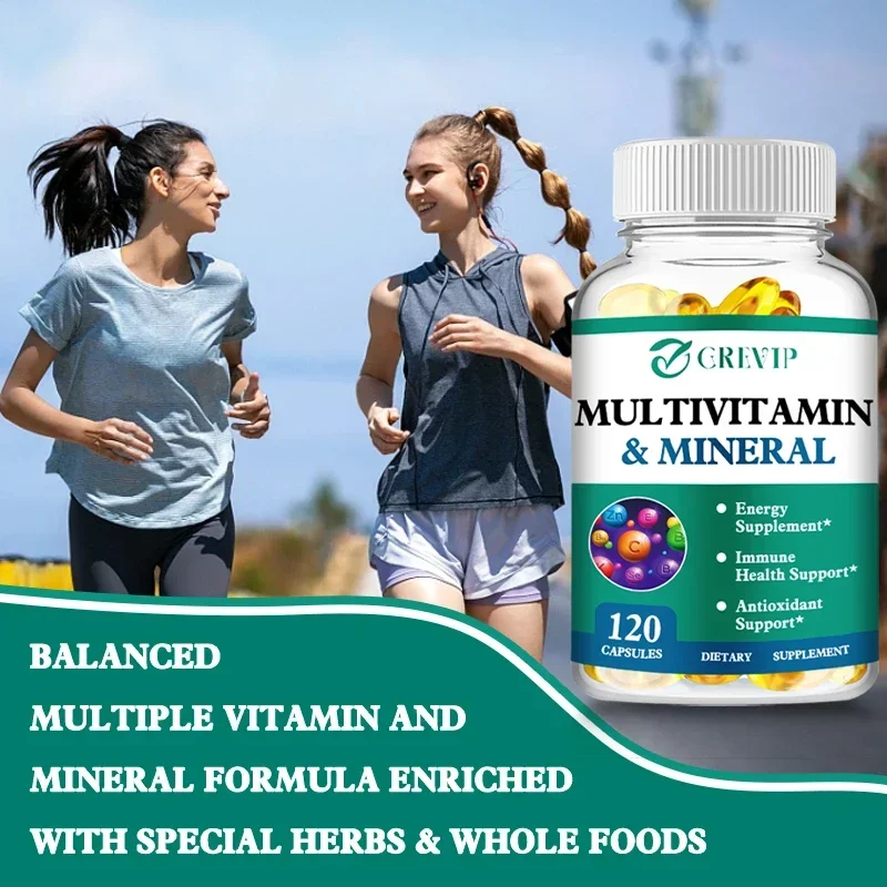 Multivitamin and Mineral - Energy Support, Muscle Mass, Immune System, Antioxidants and Nutritional Supplements