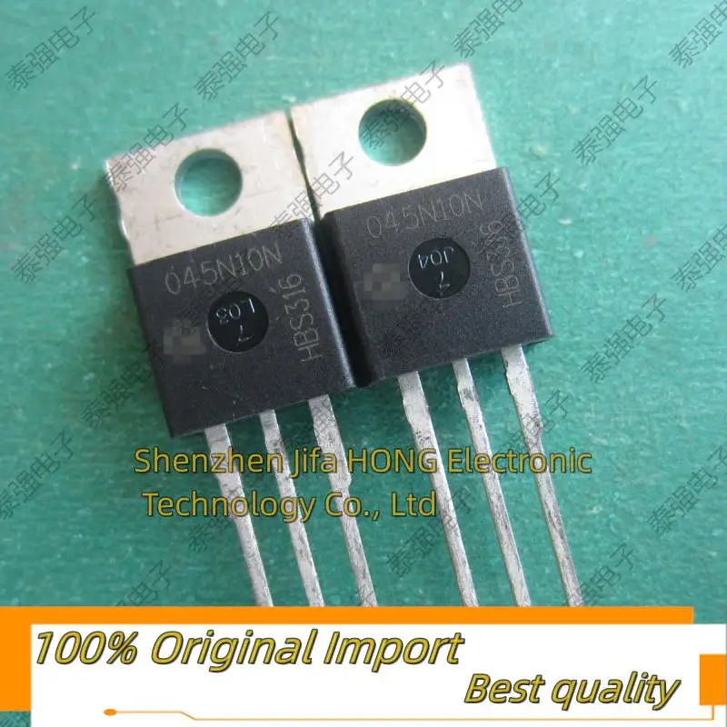 10PCS/Lot  IPP045N10N3G  100V/100A IPP045N10 TO-220 MOSFET Best QualityReally Stock Original