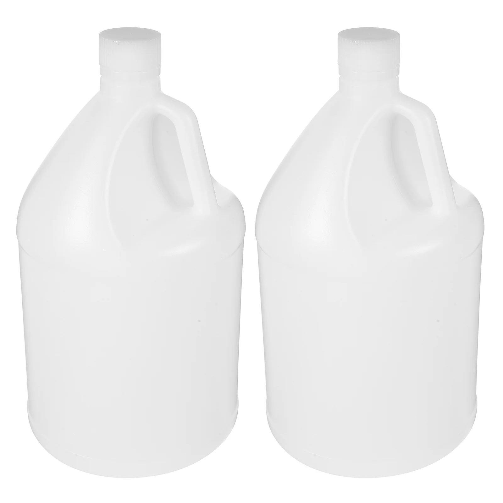 Plastic Barrel Milk Jugs with Lid Empty Gallon Caps Storage Containers Bottles Water