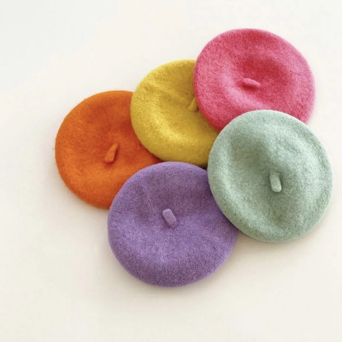 Pet Hat Painter Wool Hat Dog Beret Mini Decorative Photo Headwear Pet Memorial Christmas Luxury Designer Hat Universal