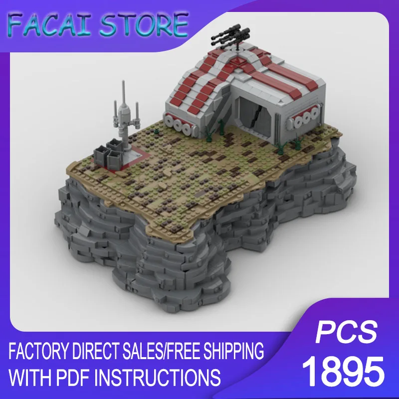 

Конструктор Star Movie Model Moc: Модульные блоки «Бункер Старой Республики» – Технологичный набор для сборки, подарок на Рождество, игрушка DIY