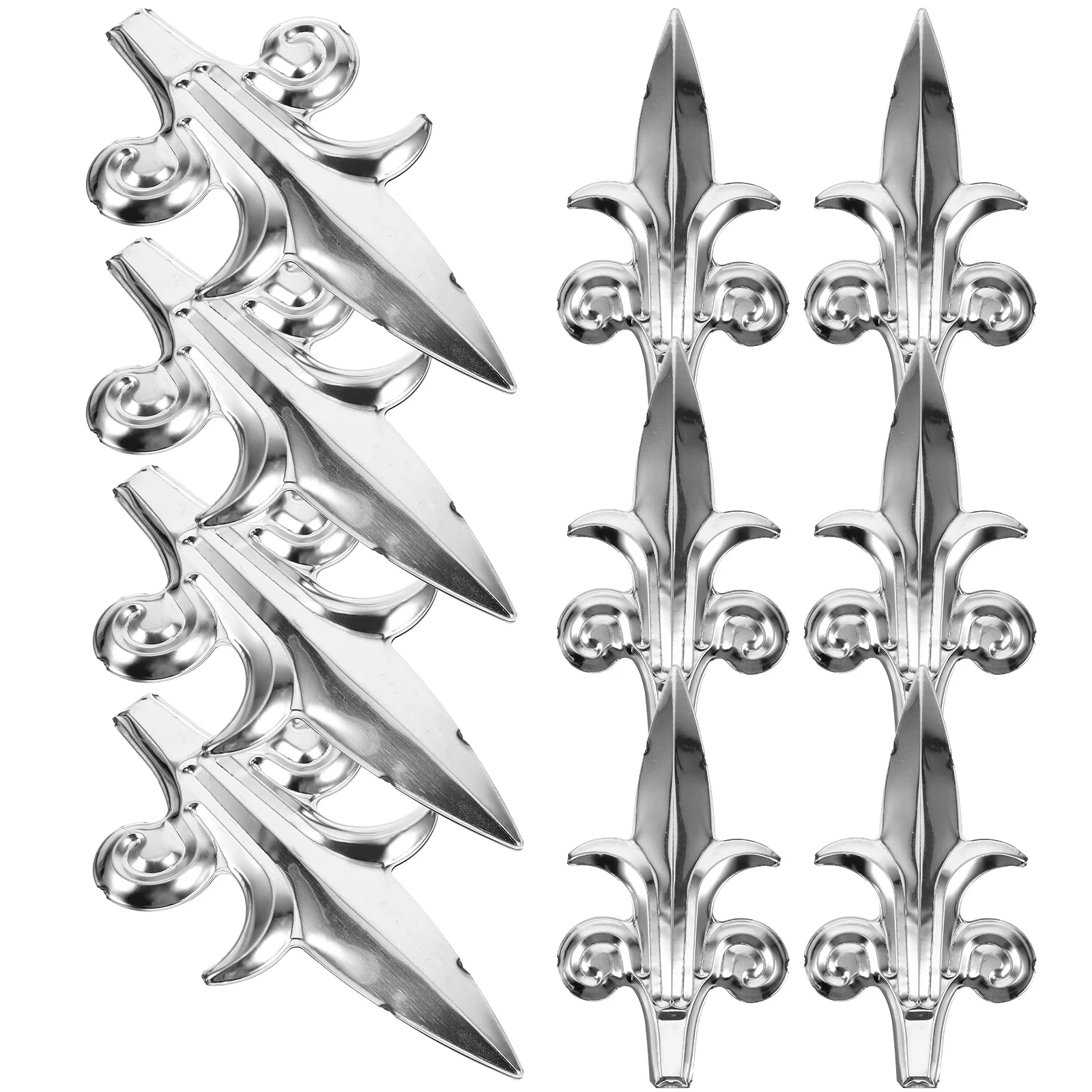 

10 Pcs Anti Climbing Lawn Decorations 201 Fence Fence Decorations Metal Finials for Yard Garden