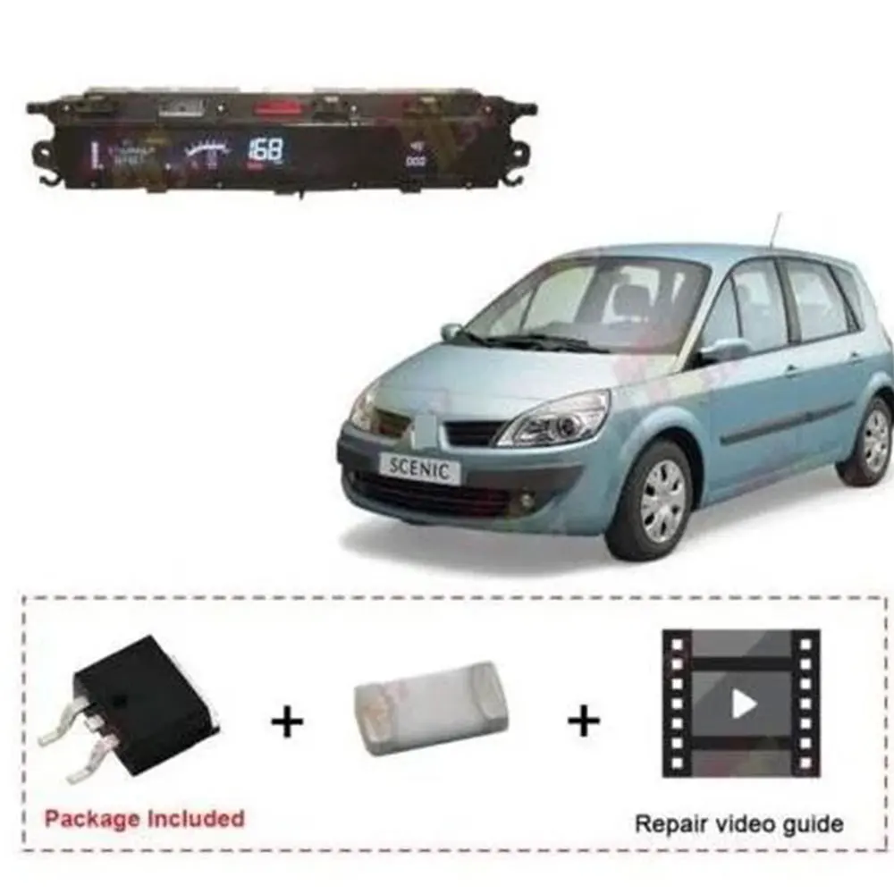 

FOR Renault Scenic 2 Dash Instrument Cluster Digital LCD Display Mosfet Repair Kit
