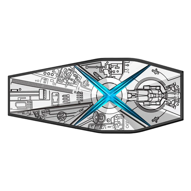 ملصقات شارات مصنوعة خصيصًا لسماعات الرأس البلوتوث المعدلة ASMAX F1 ملحقات غلاف حماية مزخرفة متينة