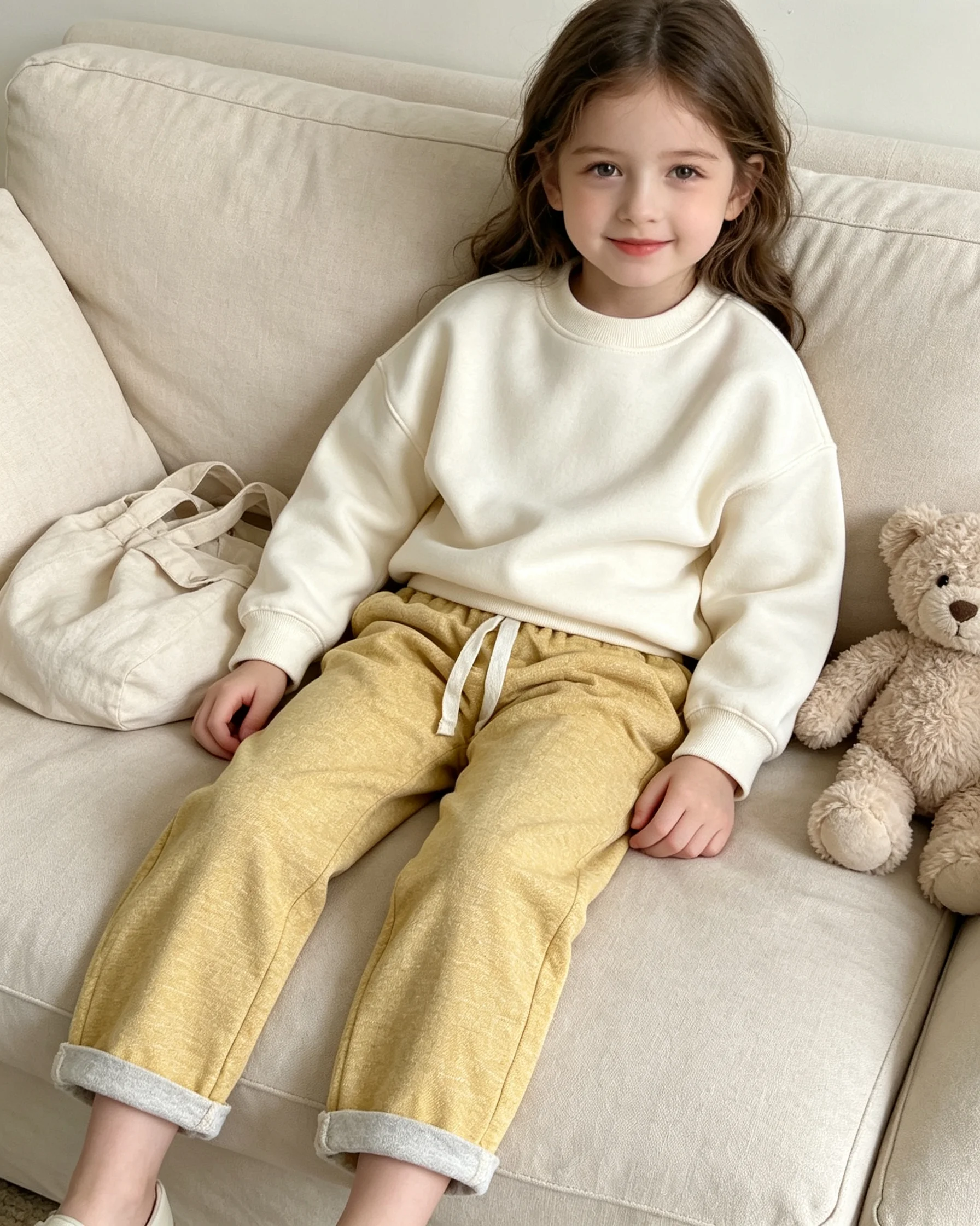 Spring Baby Boys solid Pants Cotton Casual Linen Elastic Trouers Toddler Infant Kids Girls Loose Pants