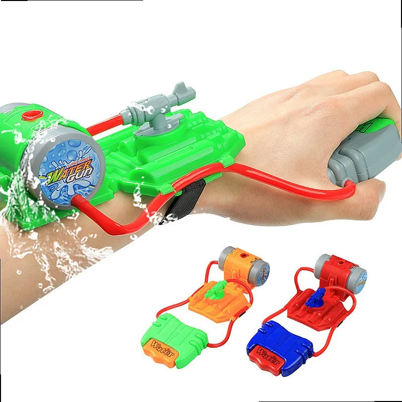 Kids Wrist Water Gun Long Range Wristband Handheld Pressurized Summer Splash Toy
