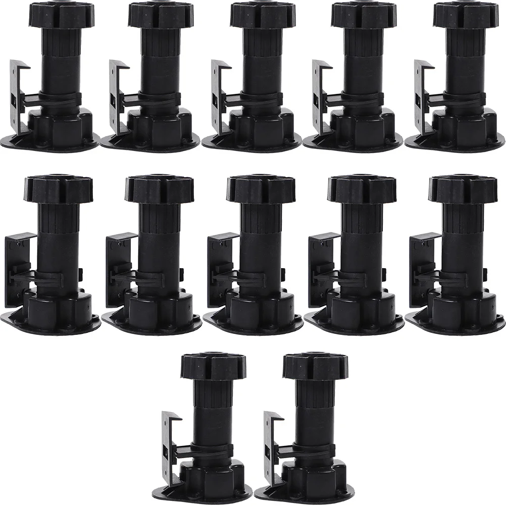 

12Pcs Cabinet Levelers Adjustable Furniture Legs Heavy Duty Leveling Feet Furniture Levelers for Tables Chairs Sofas Cupboards