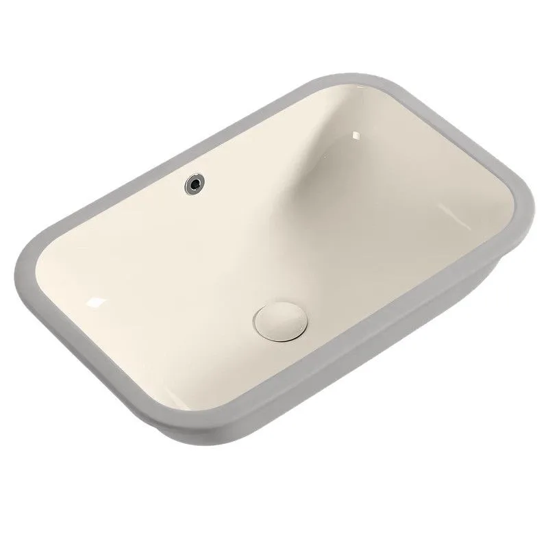 

Cream wind circular arc ceramics, under-counter basin, single basin embedded, single basin