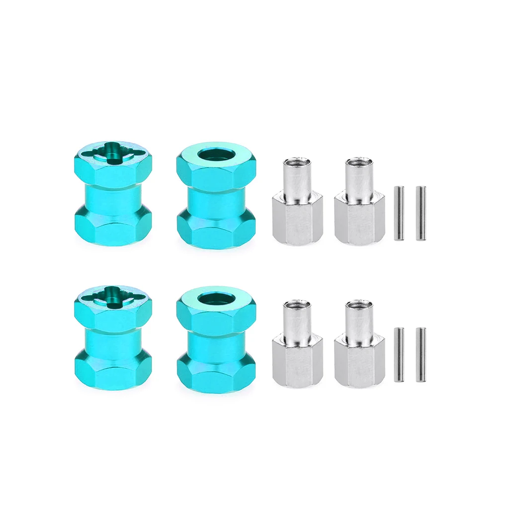 15/20/25mm 4PCS Mettal Wheel Hex Mount Hex Extension combinatore accoppiatore per 1/10 Axial SCX10 RC Car Upgrade Part