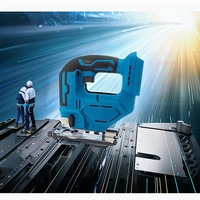 Cordless Electric Jigsaw 18V Portable Multi-Function Power Tool for Woodworking Adjustable Variable Speed Without Battery