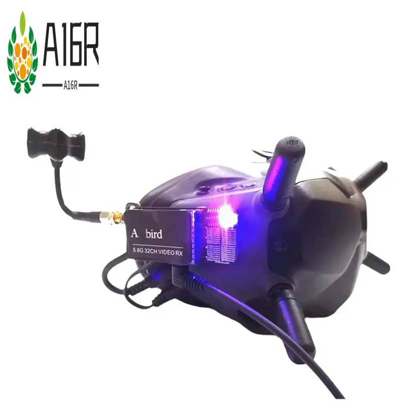 

A16R-For Arkbird 5.8G 32CH Video RX Analog Receiver For DJI V1 V2 SKYZONE Fat Shark FPV Goggles Video Receiver