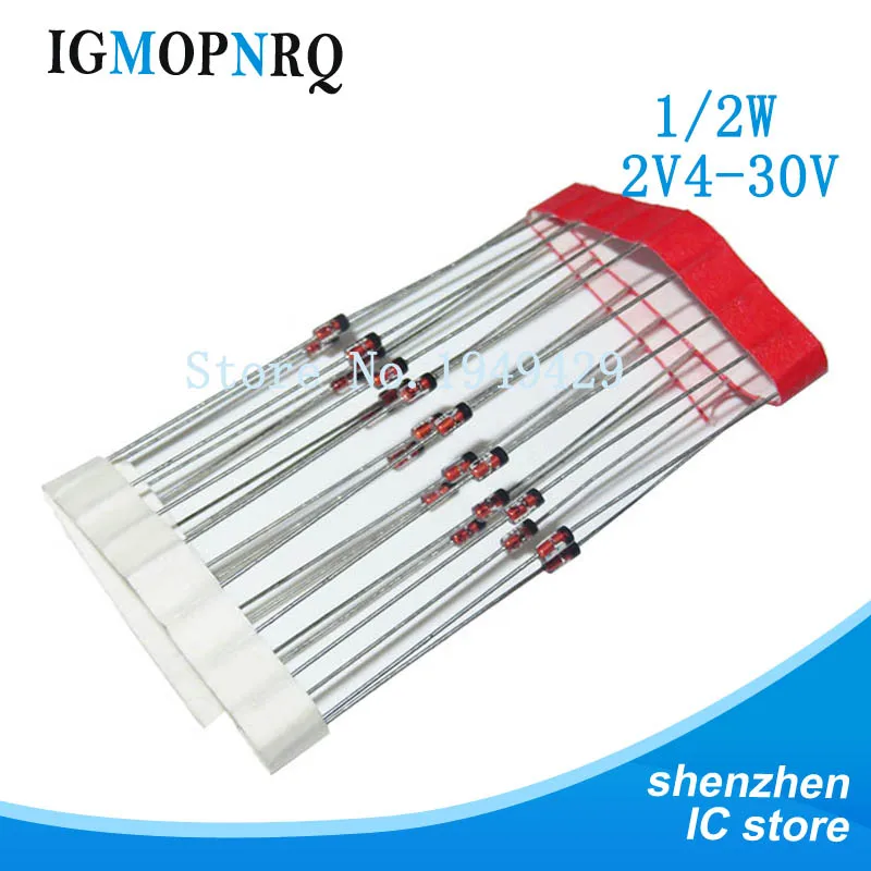 100Pcs 0.5W Bzx55C …