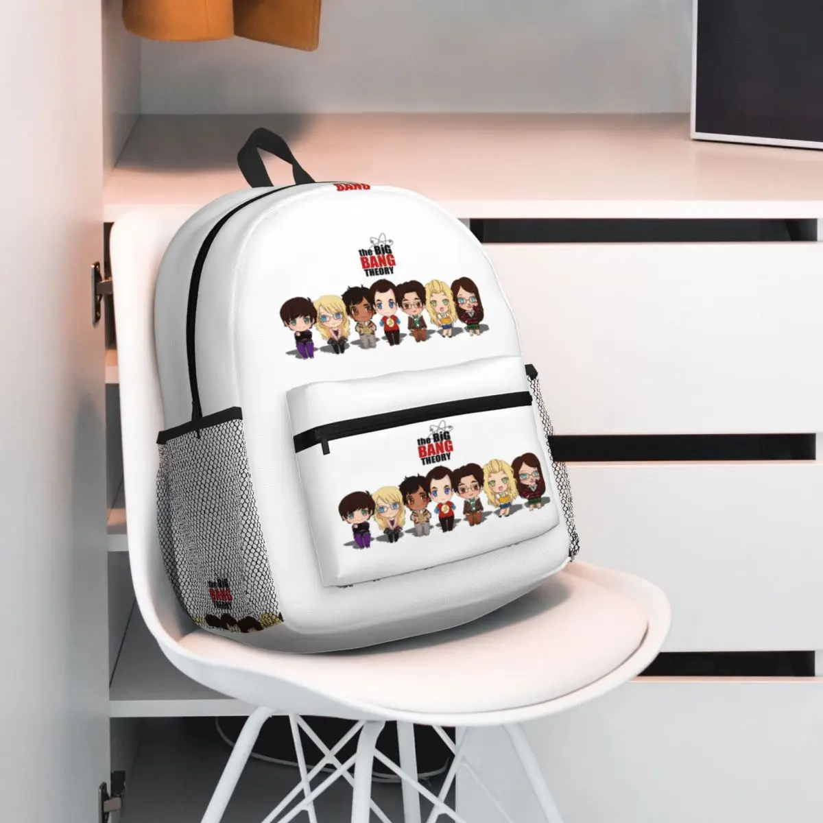 The Big Bang Theory 9 Backpack Student BookBag Kids School Bag Computer Shoulder Bags for Men Women