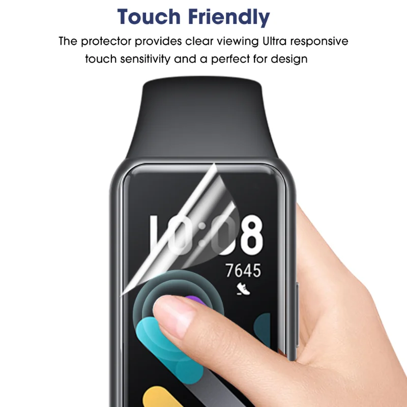 1-5pcs Soft Hydrogel Screen Protector For Huawei Band 8 7 6 Pro Full Cover Protector for Honor Band 5 4 3 Smart Band Accessories