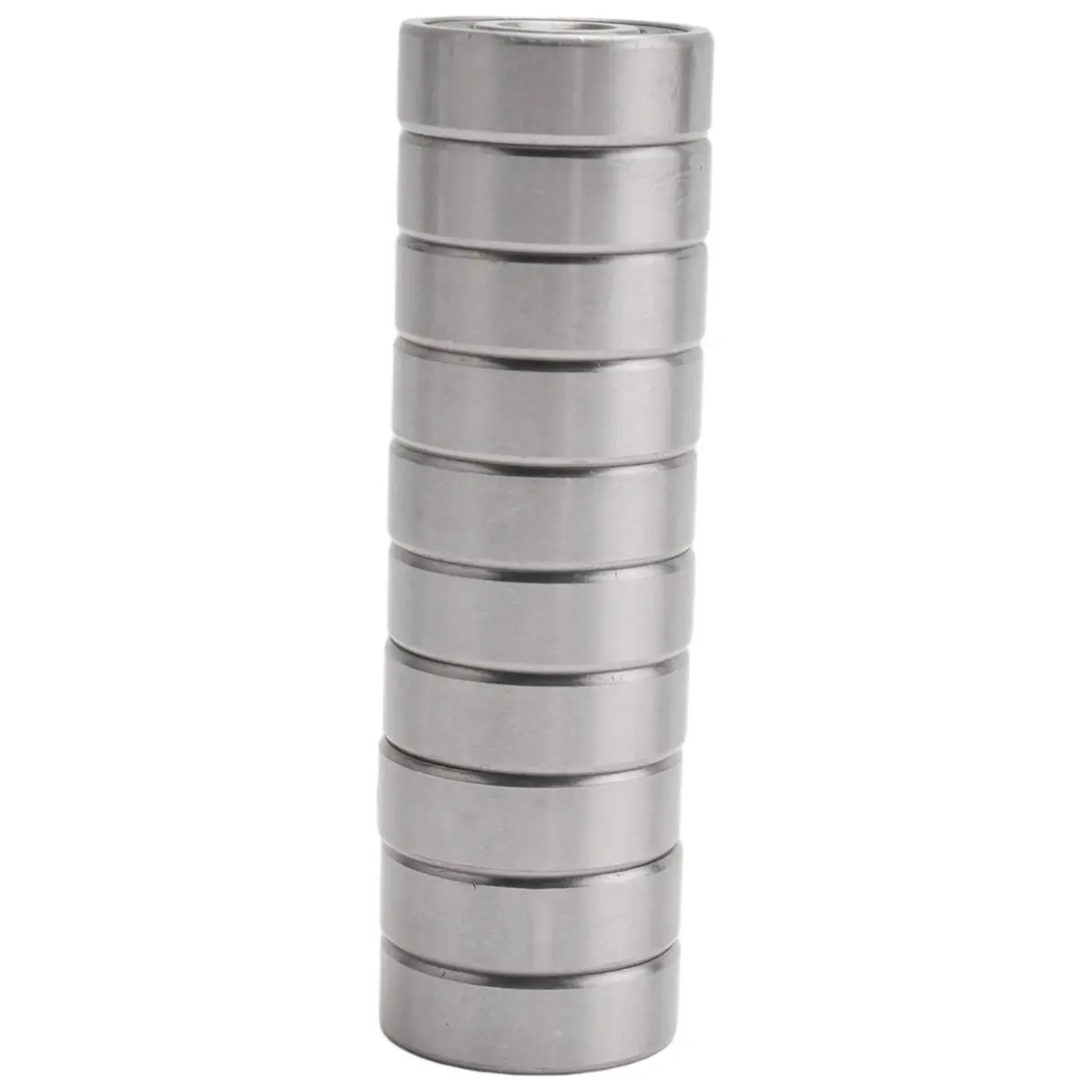 DT17 10pcs 628RS 8x24x8mm Double Sealed Miniature Deep for Groove Ball Bearing, for Industrial Equipment & Micro-motor, Silver