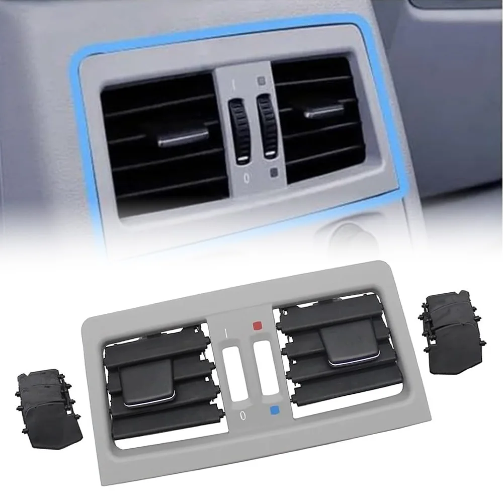 

Car Rear Center ​AC Vent Grille Air Conditioning Panel Cover Trim For BMW 3 Series E90 E91 2005-2012 64227210639, 64227210648