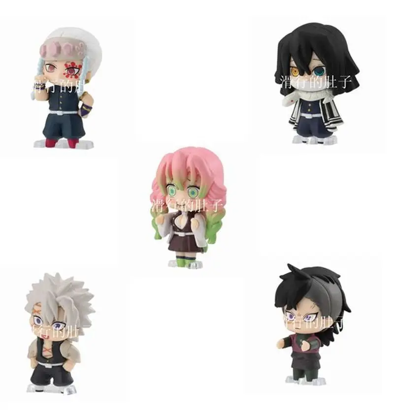 【Em estoque】 Oficial Bandai Demon Slayer Queue Series 3 Figura de pose em pé Gashapon colecionável