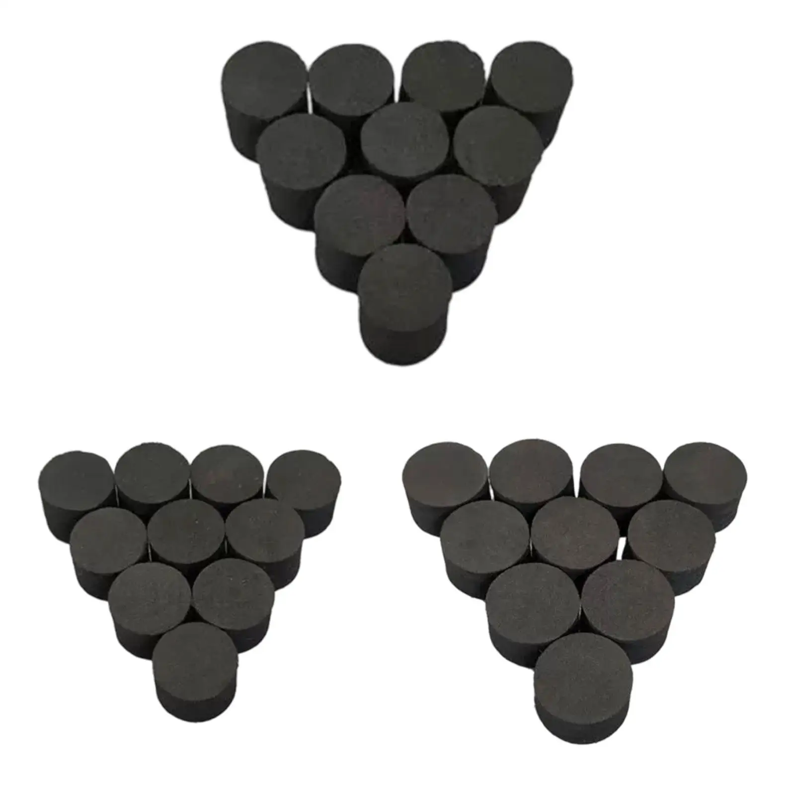 10 Pezzi Spugne Silenziose per Batteria, Accessori per Strumenti a Percussione, Nere, per Pratica Silenziosa con Base Adesiva