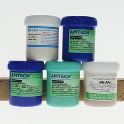 AMTECHNC-559-ASM-Solder Flux Paste para SMT Reballing, Kingbo RMA-218, RMA-223-UV, Solda, 100g, 1 Pc