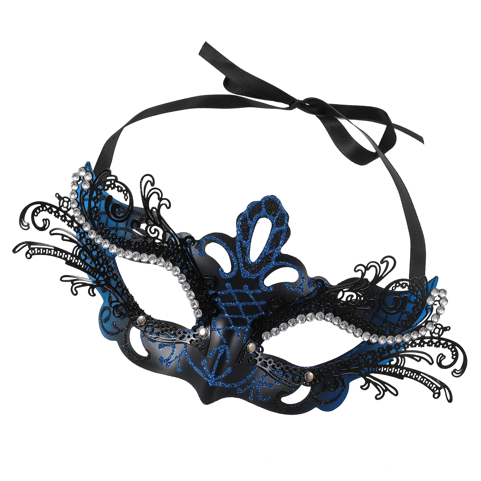 Máscara de mascote de borboleta, meia máscara de ferro de plástico durável para festa de halloween, cosplay, fantasia de aniversário, dramatização