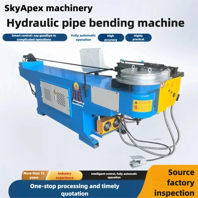 سعر الودائع آلة ثني الأنابيب ذات القطر الكبير آلة الثني الهيدروليكي الأوتوماتيكية باستخدام الحاسب الآلي برأس واحد لتشكيل خطوة واحدة لأنابيب الصلب #1