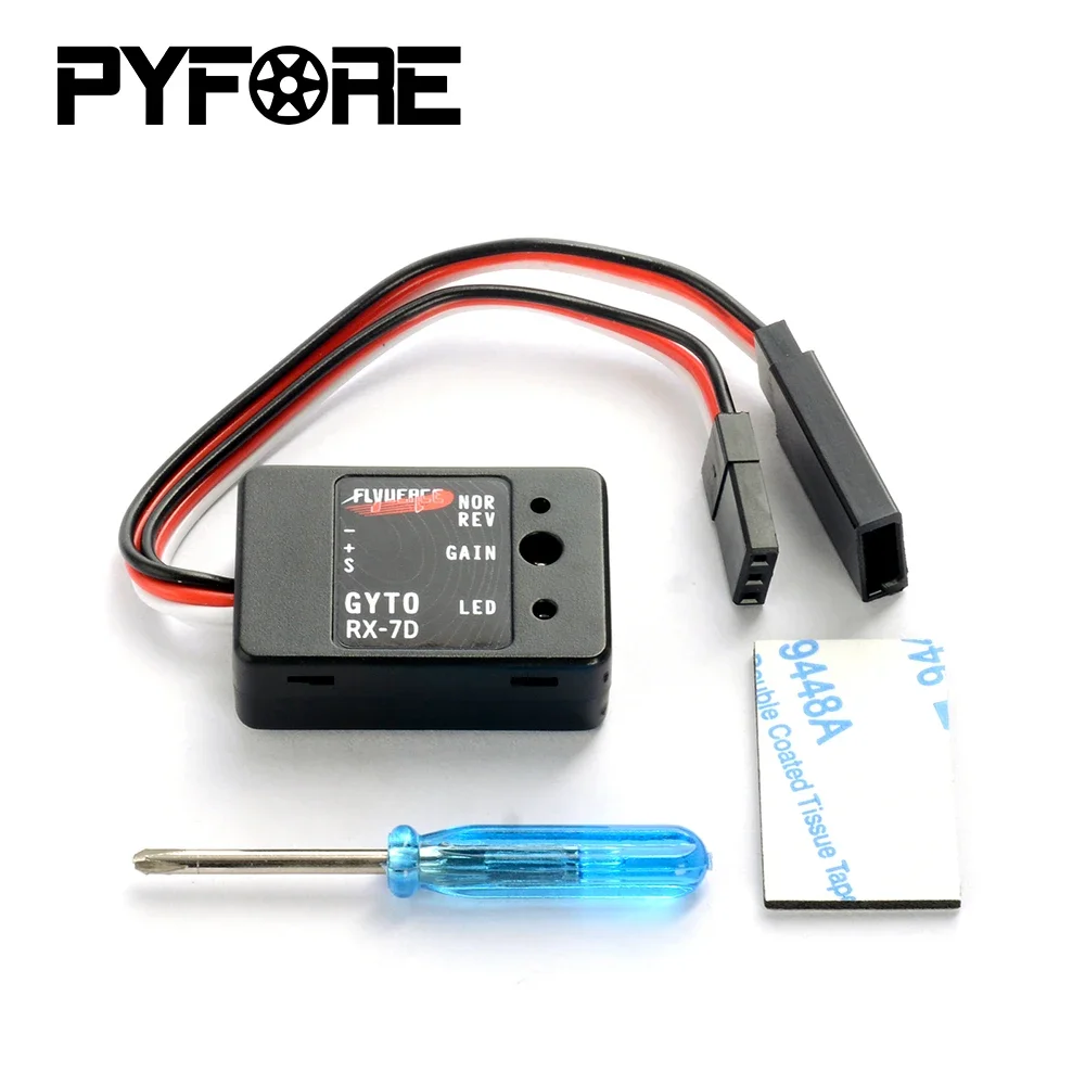 PYFORE Gyroscope Gyroscope 1/10 1/12 RC Modèle Drift Racing Véhicule de tourisme, Voitures RC, Accessoires de Modification Modulation de sensibilité