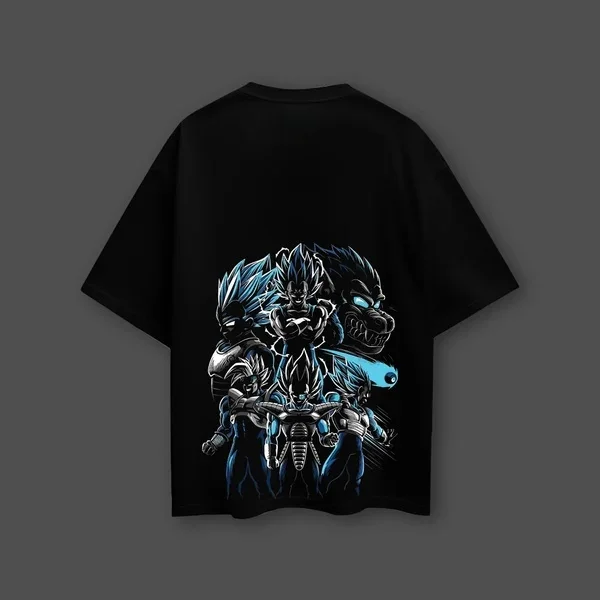 لعبة دراغون بول أنيمي فيغيتا سايان المتضخم القطن تي شيرت الرجال والنساء تنفس عالية الجودة Y2K قصيرة الأكمام تيشيرت صيفي