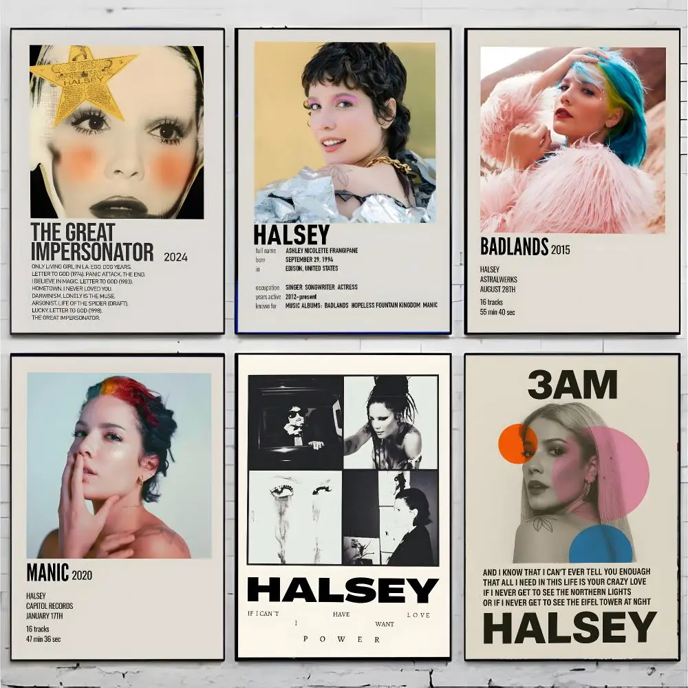 Music H-Halsey Poster Premium Decor Art & Gift for Household Lounge Home Ornaments