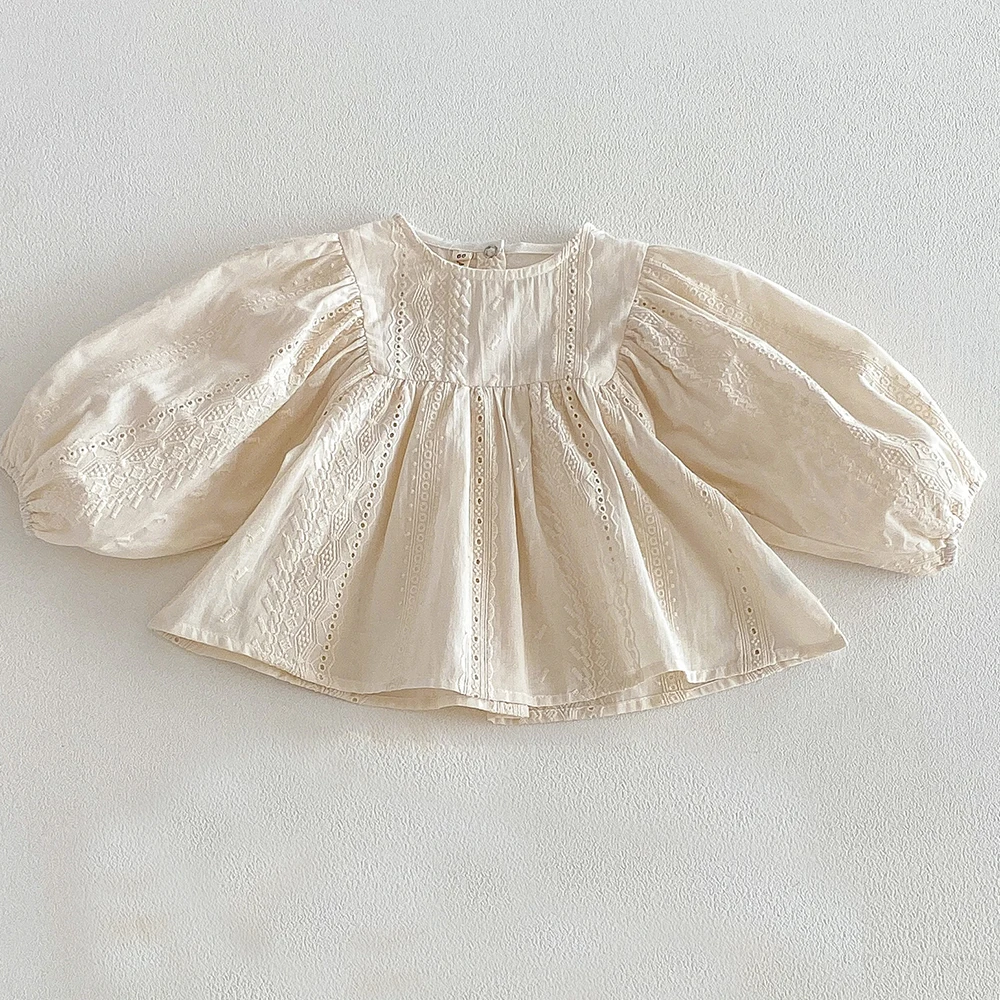 เสื้อเด็กผู้หญิงลายลูกไม้ปักลา - Baby Clothing Unisex บทวิจารณ์และราคา