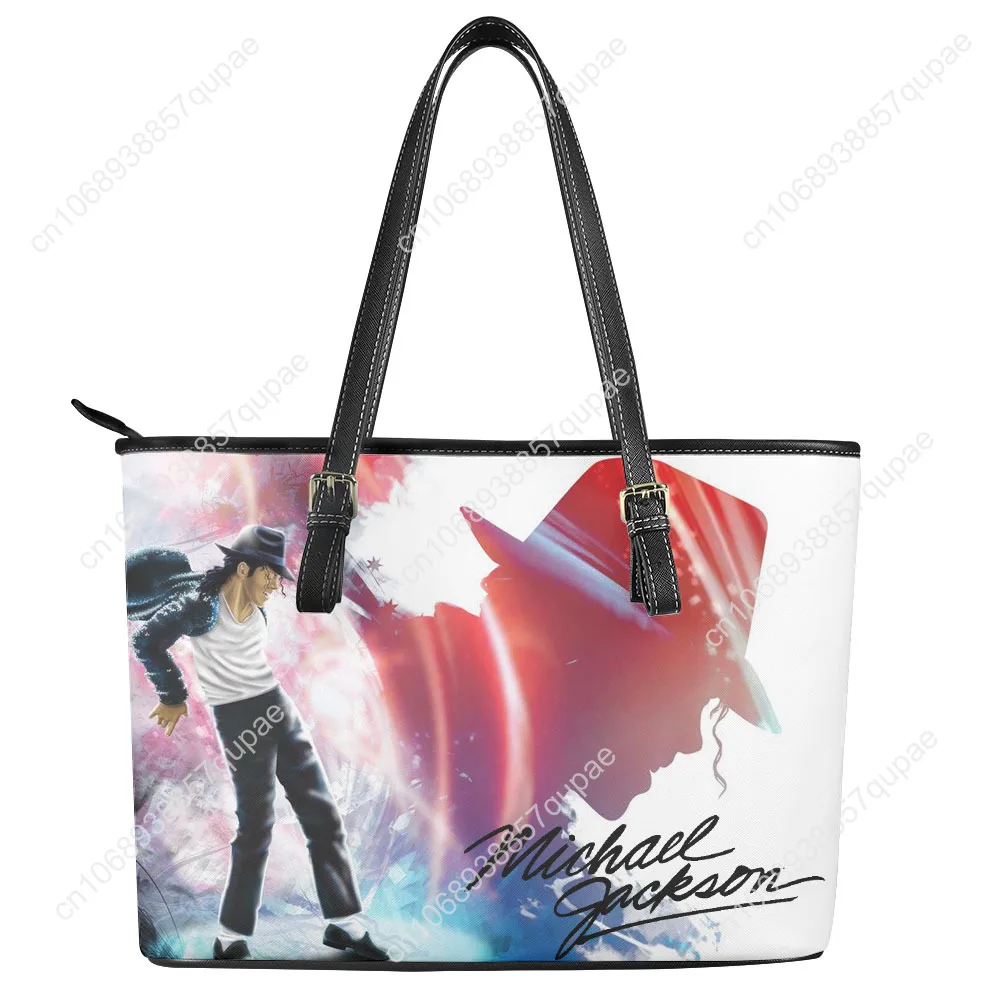 Michael Jackson Custom Handbag Womens Dance Moonwalk Personalized Tote Bag Shoulder Bag Business Leather Purse Travel Bag Gift - Image 3