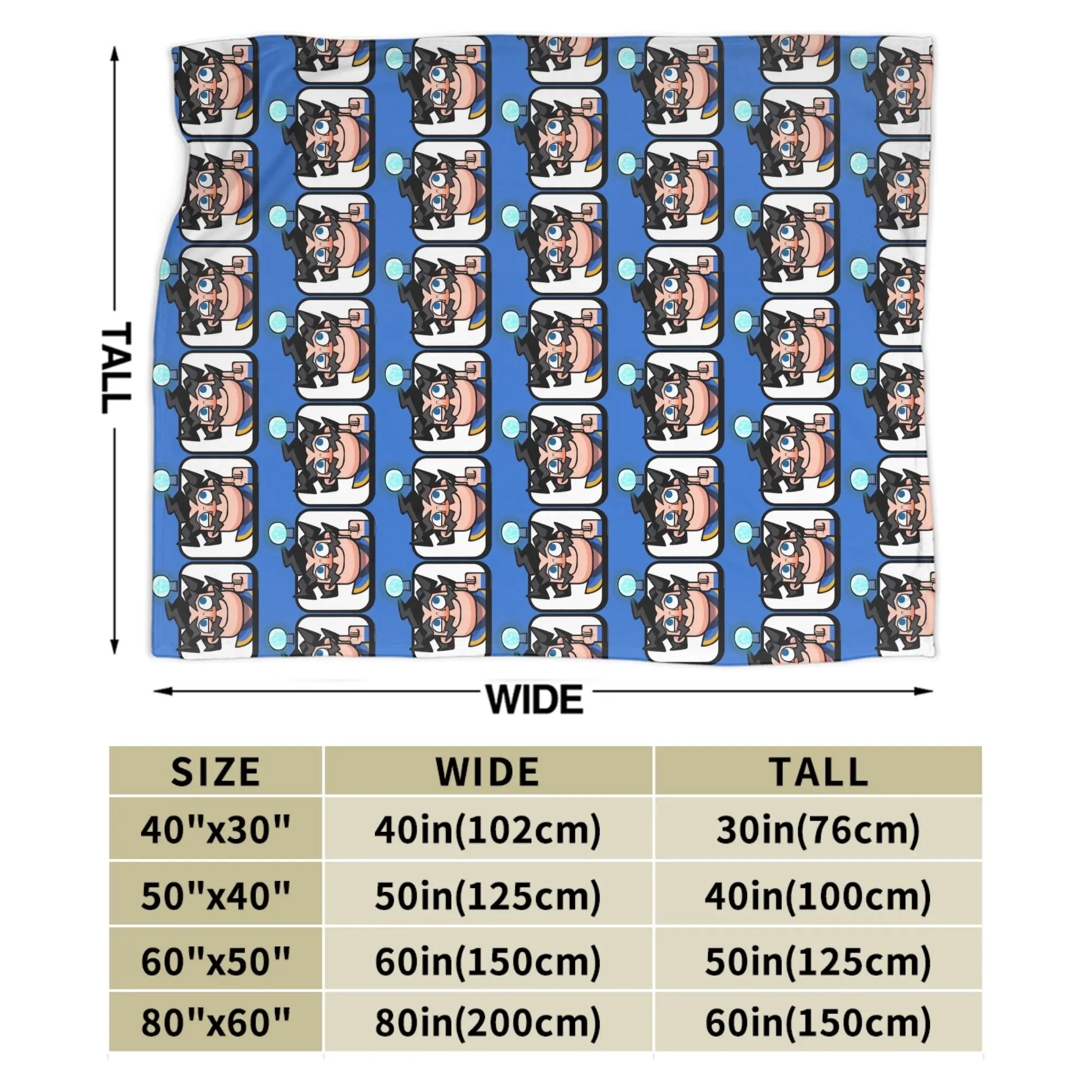 فكرة Ewiz Clashs Royales بطانية السفر الفانيلا رمي بطانية لغرفة المعيشة سوبر الدافئة تصميم جودة المفرش هدية فكرة #6