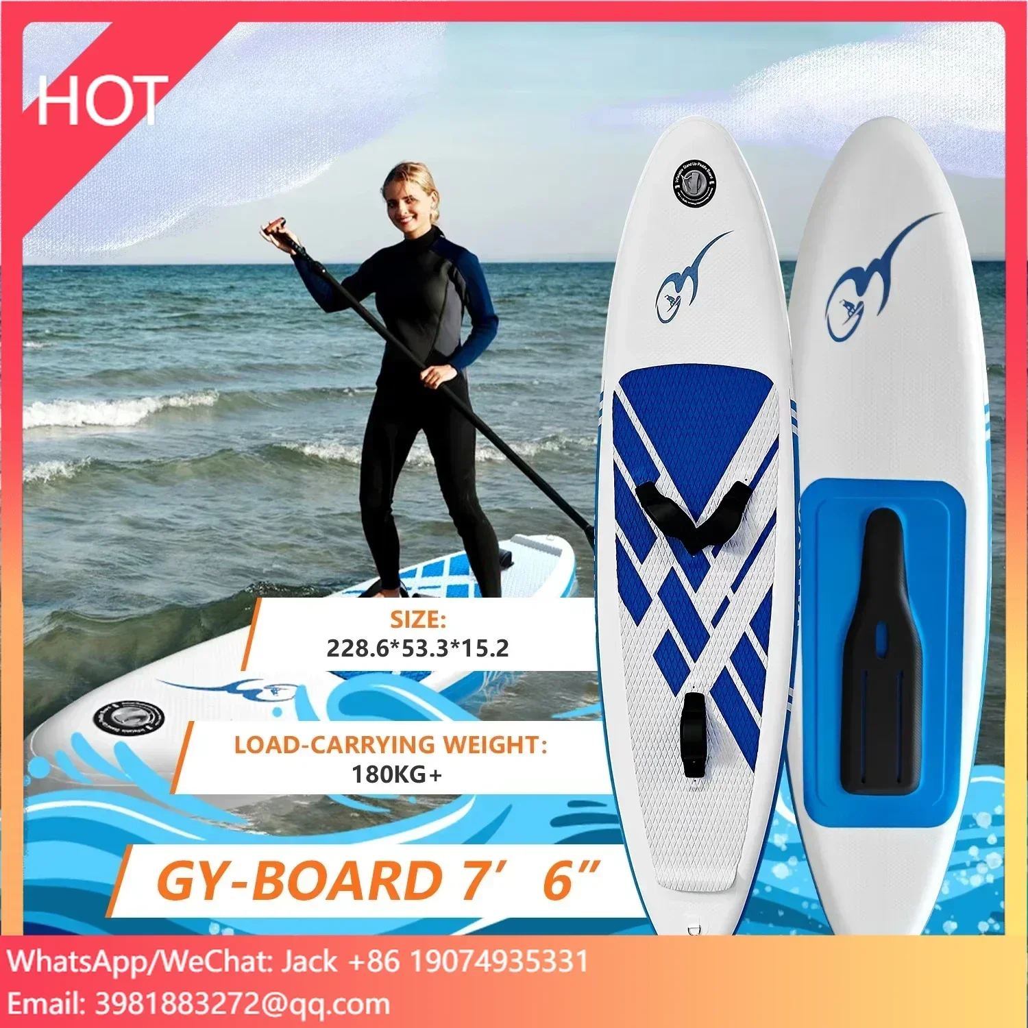 Inflatable Wing Foil Hydrofoil Surfboard Set with Pump Water Play Equipment for Surfing and Paddleboarding
