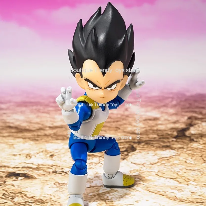 BANDAI S.H.Figuarts SHF Dragon Ball Vegeta Goku Piccolo Super Saiyan MINI DAIMA Anime Action Figures Model Toys view 2