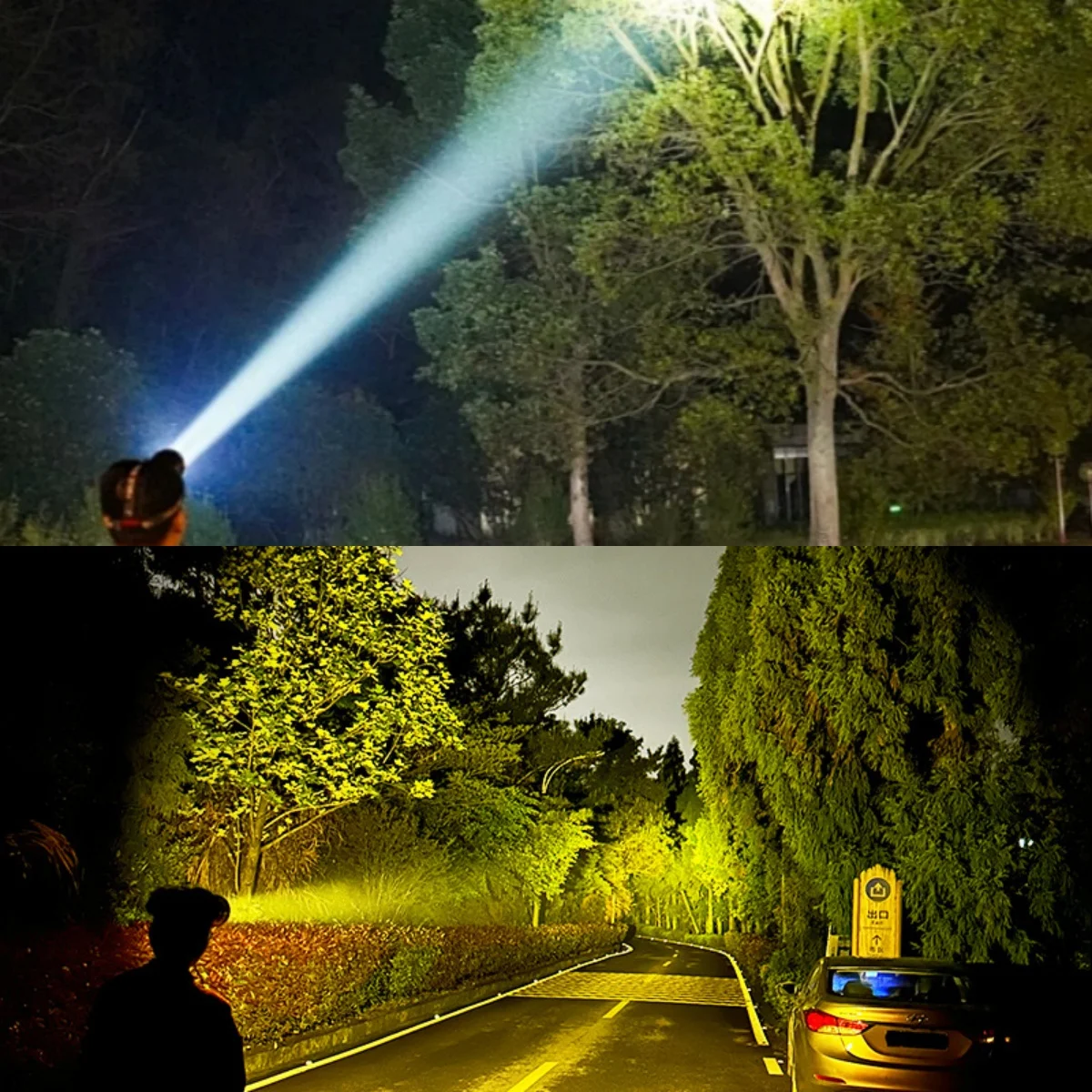 2025 68000000LM Powerful Headlamp Portable Rechargeable Lamp Super Powerful Head Flashlight Long Range LED Headlamp For Fishing