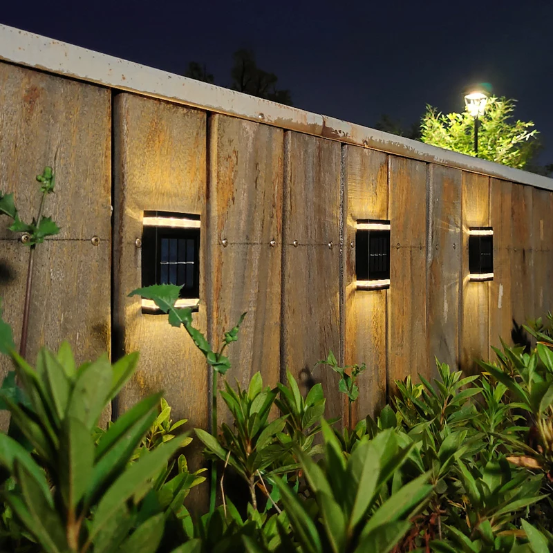 Solar Up Down Wall Light Outdoor LED Sconce IP65 Waterproof Auto On Off for Porch Corridor Hallway Entryway Garden Patio