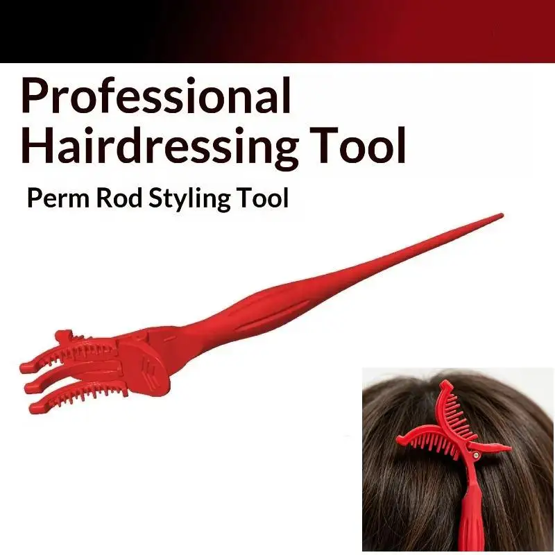 Professional Plastic Perm Sectioning Clip Curly Hair Styling Maker Clip For Barber Salon Home Hairdressing Tools Use