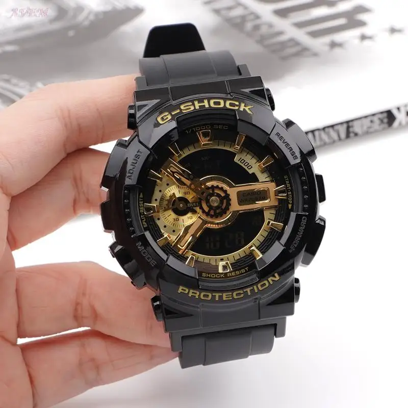 Silicone Rubber Strap for Casio G-SHOCK GA-110/120/400/700 GD-100 DW-5600 6900 5610 GMA-S110 GA-2100 16mm Adapters Watch Band