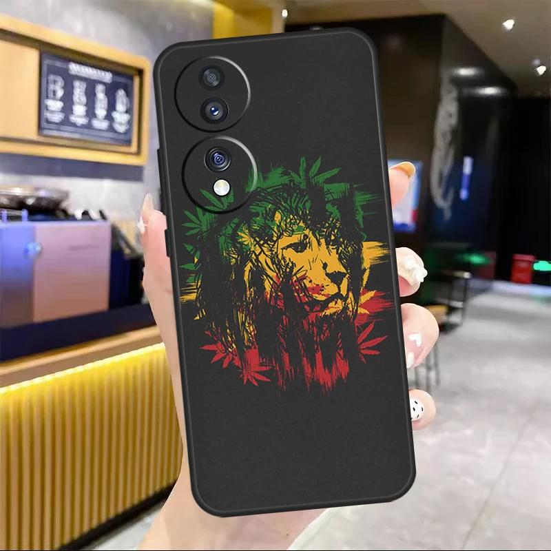 حافظة الأسد الراستافاري لهاتف Honor Magic 7 Lite 5 6 Pro لهاتف Honor 200 400 50 70 90 X9 X8a X8b X9a X9b X9c