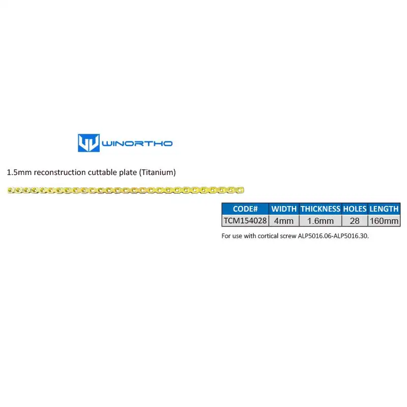 1.5/2.0/2.4/2.7mm titanium reconstruction cuttable bone plate   Veterinary Instrument  animal orthopedic surgical vet  tool pet