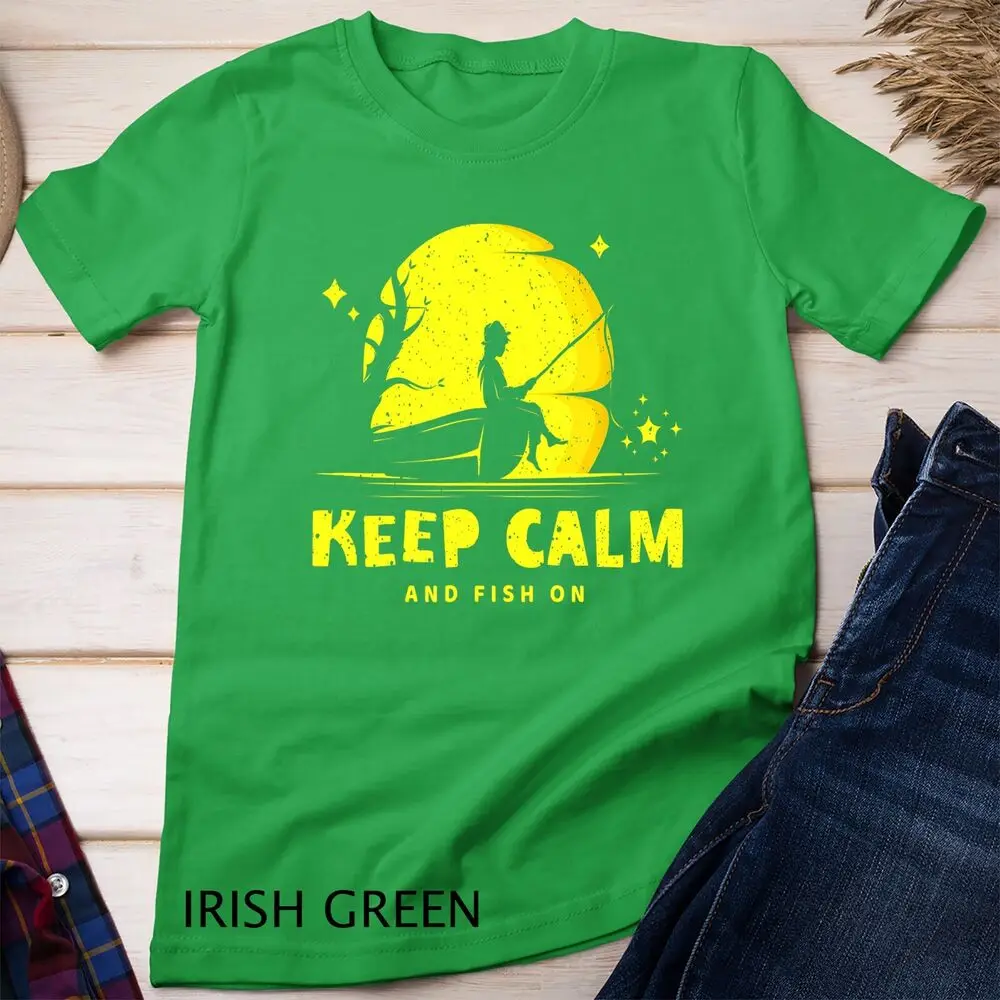 Funny Fisherman Shirt - Dream Fishing - Keep Calm and Fish Unisex T-shirt