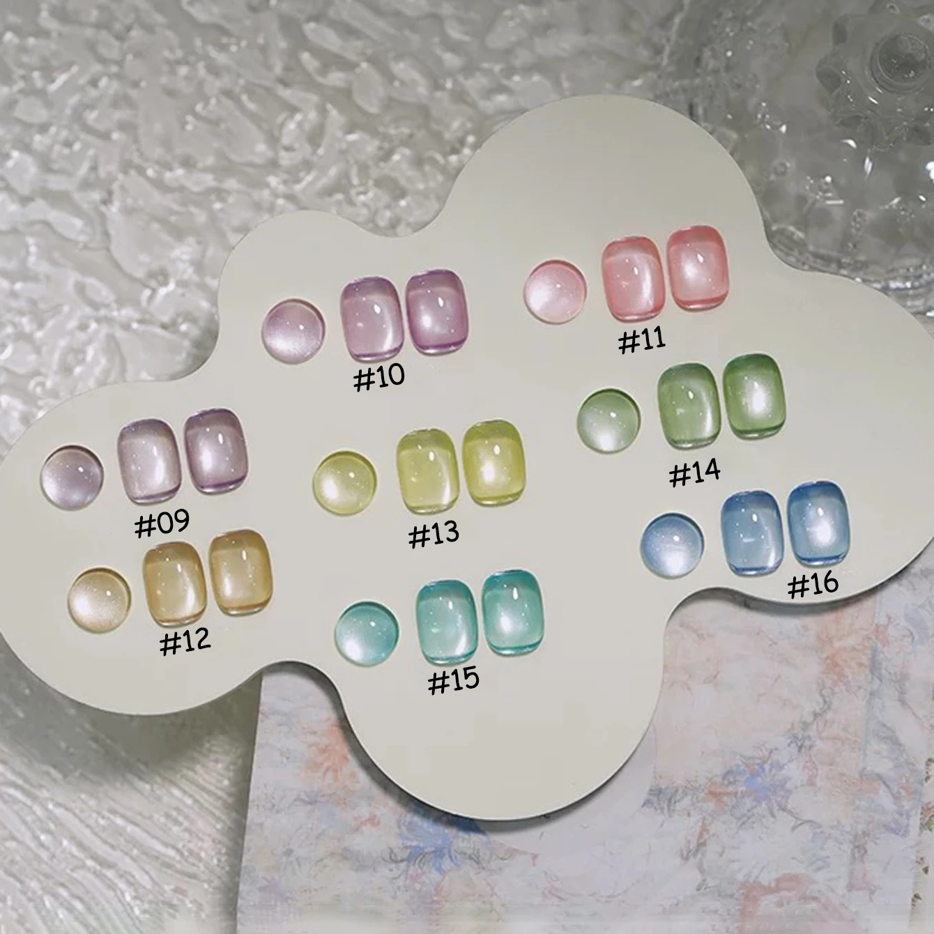 

WS 10ML Light Flow Cat Magnetic Gel Nail Polish for Spring 2026 New Summer Semi Permanent Gel Manicure DIY Nail Art Varnish