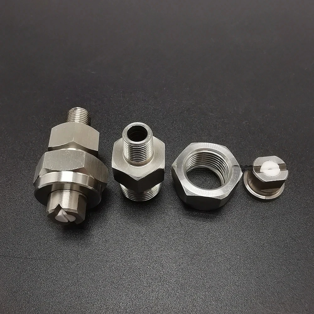 10Pcs 6503 TPU TP Flat Fan Combined Spray Nozzle with Embedded Ceramic Core High‑Pressure Nozzle for Industrial Cleaning