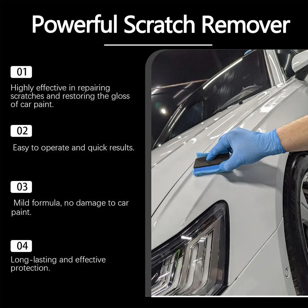 120g 1/2/3PCS Nexa Car Scratch Remover New Scratch Remover for Vehicles Car Paint Scratch Repair Paste Long-Lasting Protection