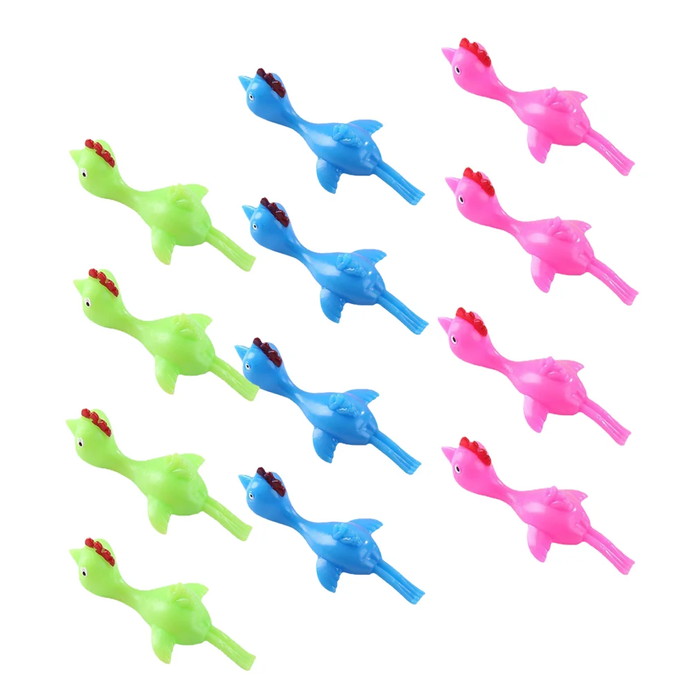 

30 Pcs Dinosaur Toy Elastic Finger Interesting Kids Funny Fingertip Turkey Toys Stress Reliever Child