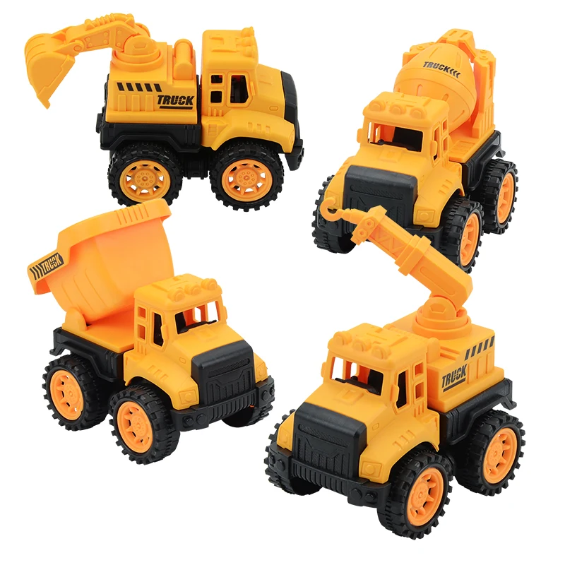 Diecast Car Engineering Model Excavator Crane Dump Truck Garbage Vehicle Classic City Construction Children Toy for Boy