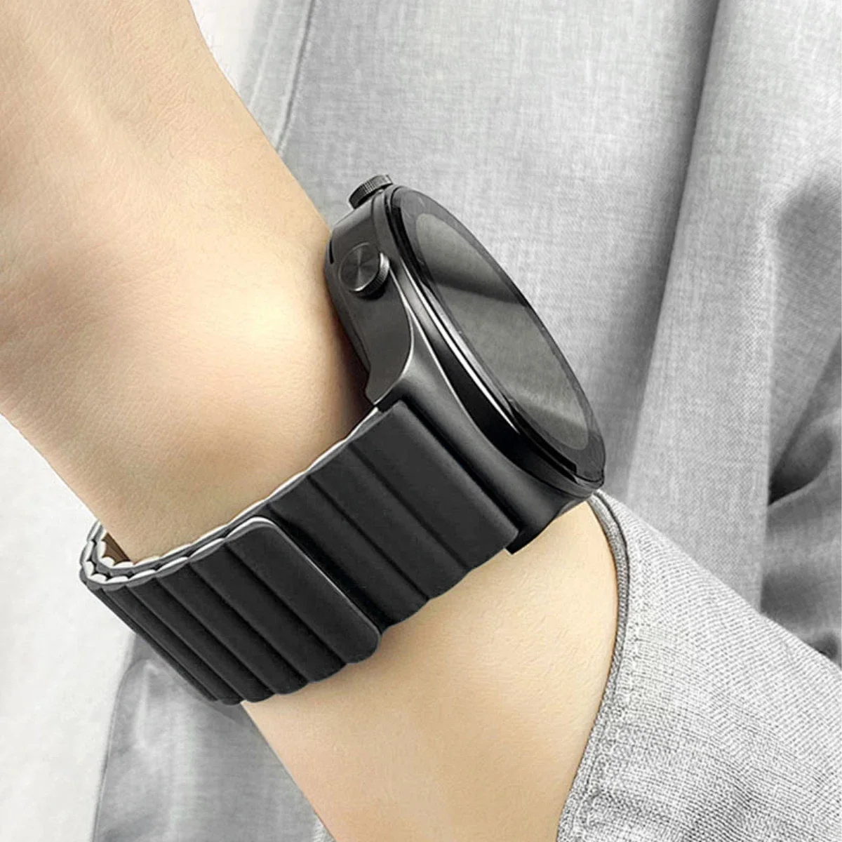 26/22mm Silicone Watch Band For Garmin Fenix 8 7X 6 6X Pro 5 5X Plus 3 HR Enduro Epix Gen 2 Smartwatch Magnetic Loop Wrist Strap