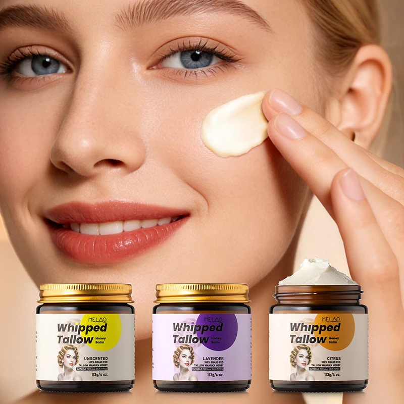 Deep Nourishing Beef Tallow Cream With Honey, Intense Moisturizing Balm For Dry Skin Softening & Smoothing Body Face Moisturizer